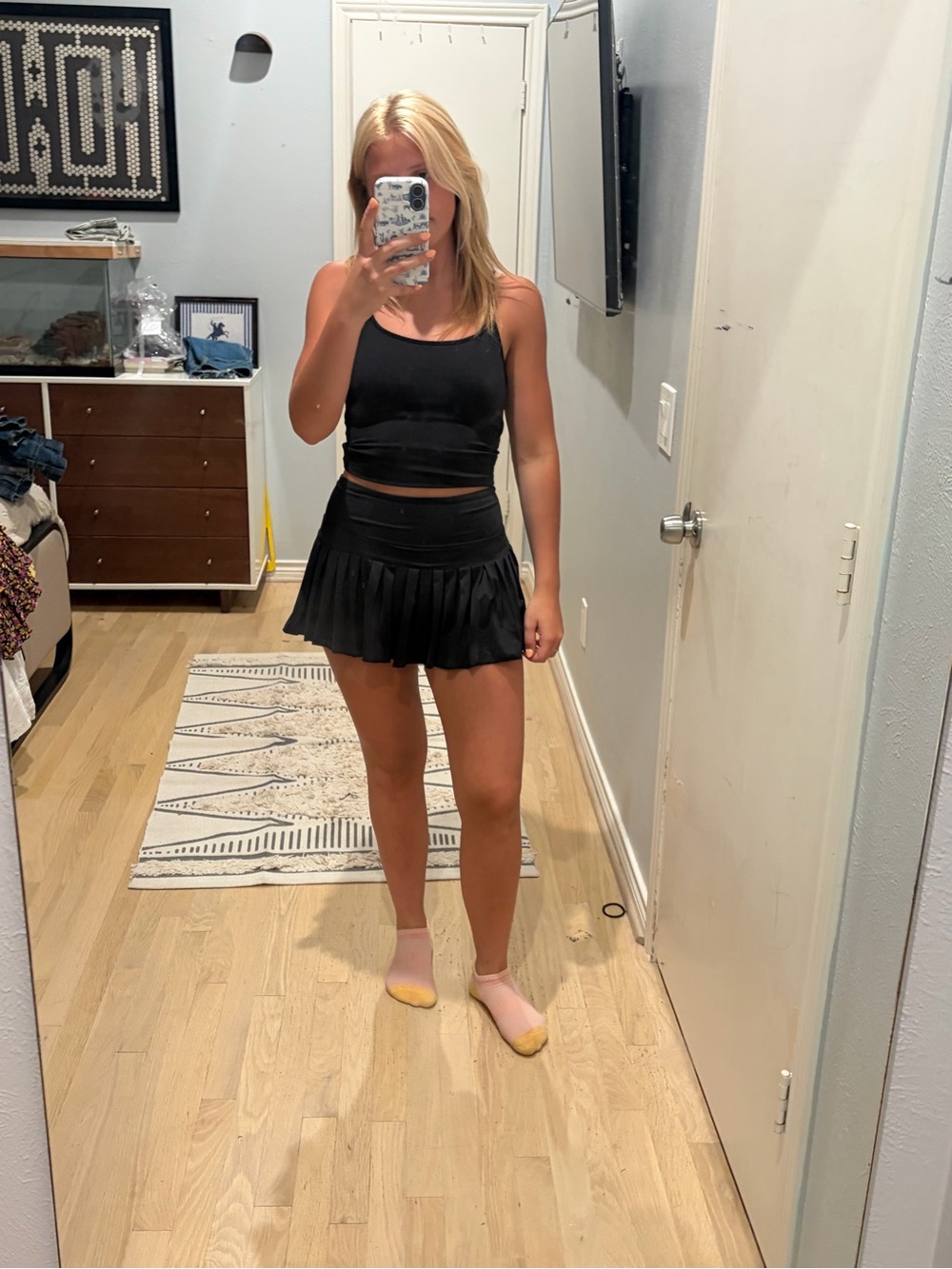 Black Goldhinge Skirt